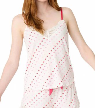 PJ Salvage Day Dreams Heart Pajama Set In Ivory