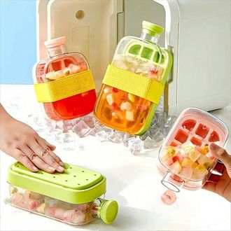 OEM Cubitera, Prensa De Hielo, Tazas, Hervidores, Whisky, Agua Y Otras Botellas, 800 Ml, Color Verde