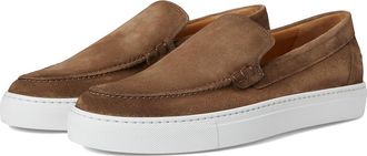 Magnanni Mocasin Slip Mens Shoes Castoro Suede : 10.5 M, Leather