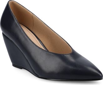 Journee Collection Womens Danika Dress Wedges