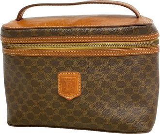 Celine Brown Pvc Vanity Bag (Pre-Owned)