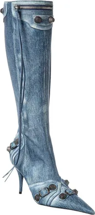 Balenciaga Cagole Leather Boot