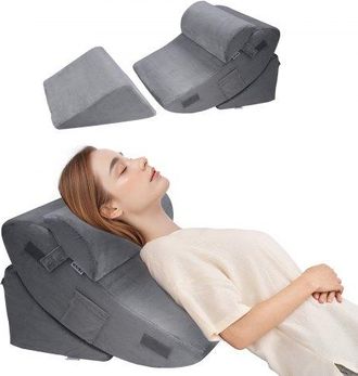OEM Almohada Posoperatoria De Cu&ntilde;a Para Descansar, Juego De 4 Uds, Ortop&eacute;dicas Ajustables Para Cama, Soporte Para Piernas, Cuello Y Hombros, Para Dolor De