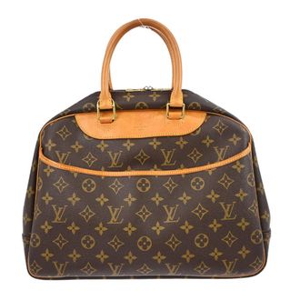 Louis Vuitton Deauville Handbag Monogram Canvas Brown Canvas Handbag (Pre-Owned)