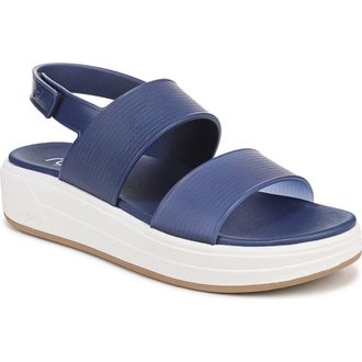 Ryk&auml; Viv Slingback Slide Sandal in Naval Blue at Nordstrom, Size 8.5