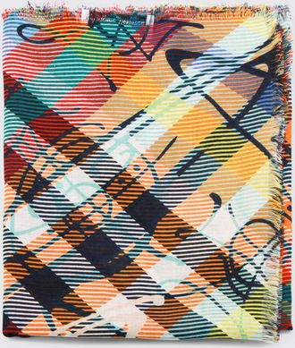 Vivienne Westwood Sciarpa in lana stampata