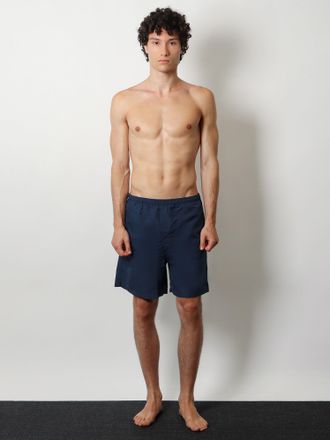 Ami Lightweight Nylon Bermuda Shorts - Blue