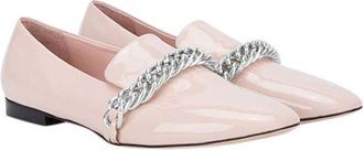 Christopher Kane Patent DNA Chain Loafers Size 37