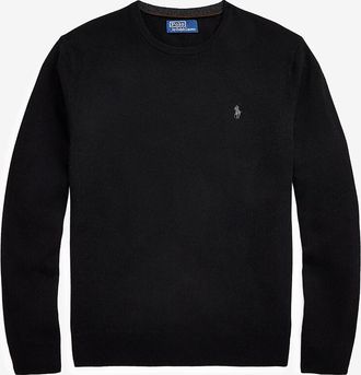 Polo Ralph Lauren Feinstrick-Wollpullover mit Rundhals Pony