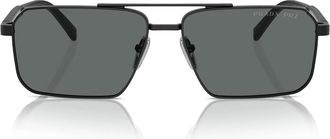 Prada Sunglasses Pra57 S 1 Ab5 Z1 Black/Dark Gray Unisex Polarized