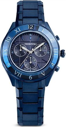 Swarovski Dextera Chronograph Quartz Blue Dial Ladies Watch 5715457