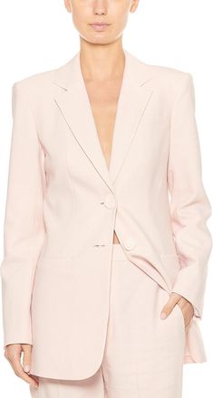 Tibi Suiting Linen-Blend Blazer
