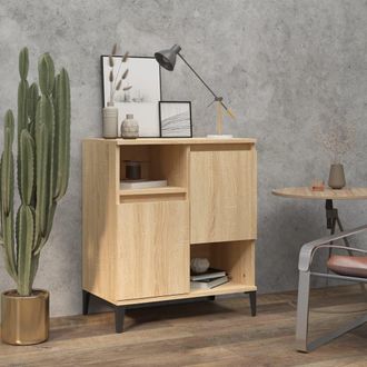 vidaXL Vidaxl - Aparador De Madera Contrachapada Roble Sonoma 60x35x70 Cm