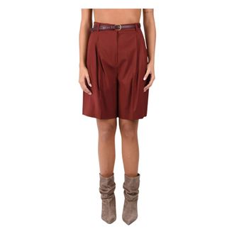 Max Mara Bermudas Mstadorno - Shorts - Mujer - Rojo - M