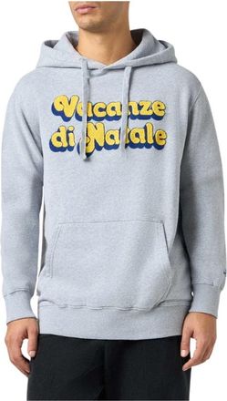 MC2 Saint Barth Grijze Tribeca Holiday Edition Logo Sweatshirt - Heren - Hoodies - Grijs - XL - Hoodies & sweatvesten