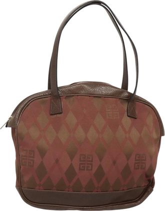 Givenchy Antigona Bag Canvas And Leather Brown Canvas Bag (Pre-Owned)