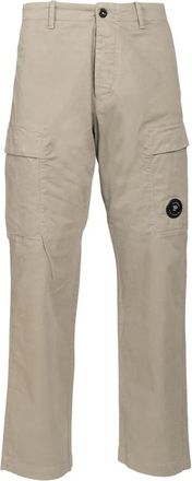 C.P. Company Stretch Sateen Regular Cargo Pants - Heren - Straight fit broeken - Grijs - 2XL - Katoen - Broeken