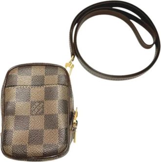 Louis Vuitton Tweedehands Canvas Louis Vuitton tassen - Heren - Vintage Schoudertas - Bruin - ONE Size - Vintage