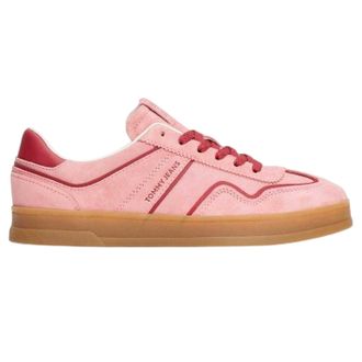 Tommy Jeans Greenwich Low-sportschoenen voor dames (Roze)