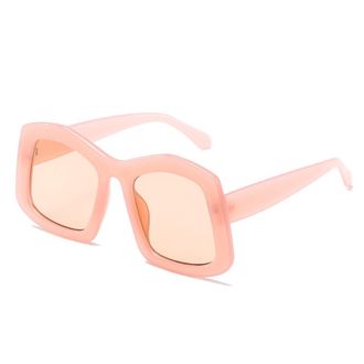 Generic Mens And Womens Vacation Sunglasses Driving Commuter Outdoor Sun Glasses(Pink)