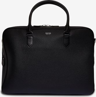 Tom Ford Aktentasche aus genarbtem Leder Elliot