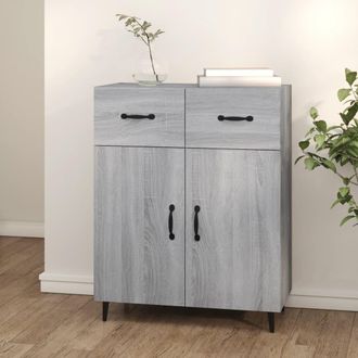 vidaXL Vidaxl - Aparador De Madera De Ingenier&iacute;a Gris Sonoma 69,5x34x90 Cm