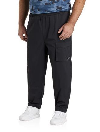 Reebok Big & Tall Performance Cargo Pants in Black at Nordstrom, Size 1X Big