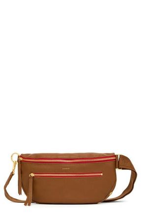 Hammitt Charles Large Crossbody Bag in Mahogany/Brushed Gold at Nordstrom