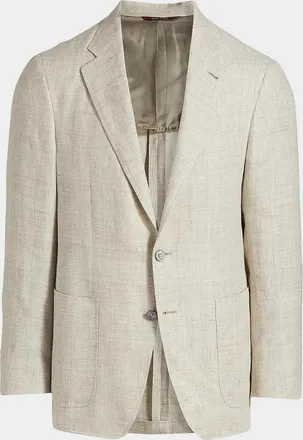 Canali Kei Linen-Wool Sportcoat