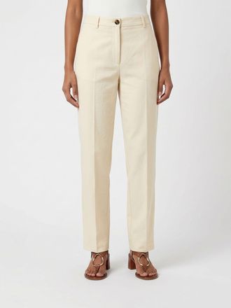 Dries Van Noten Pantaloni slim fit Dries Van Noten in gabardine di cotone