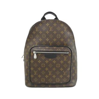 Louis Vuitton Marron Coated Canvas Backpack (Pre-Owned)