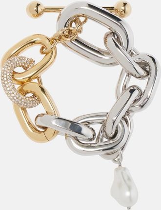 Paco Rabanne Embellished chain bracelet