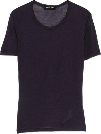 Anine Bing T Shirt Blu-Donna