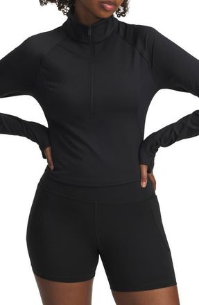 Under Armour Merdian Half Zip Pullover in Black //Black at Nordstrom, Size Xx-Large