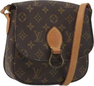 Louis Vuitton Pre-owned Shoulder Bag - Dames - Vintage Schoudertas - Bruin - ONE Size - Leer - Vintage
