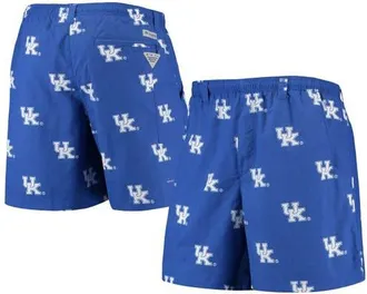 Columbia Mens Columbia PFG Royal Kentucky Wildcats Backcast II 6 Omni-Shade Hybrid Shorts at Nordstrom, Size Medium