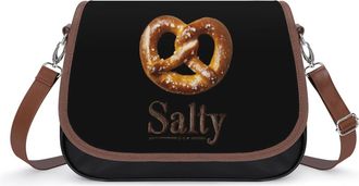 Generic Salty Pretzel Fashion Womens Crossbody Bags Novelty Handbag Shoulder Bag Purse