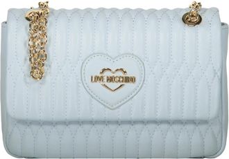 Love Moschino Quilted Shoulder Bag - Dames - Schoudertassen - Blauw - ONE Size - Leer - Tassen