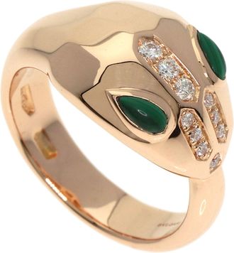 Bulgari Serpenti Pink Band Ring (Pre-Owned)