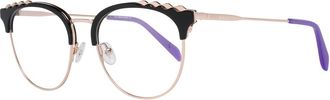 Emilio Pucci Black Metal Glasses Womens (Frames)