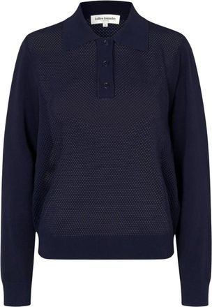 Lollys Laundry Camisa Polo - Tops - Mujer - Azul - S
