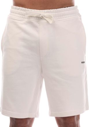 HUGO BOSS Heren Hugo Dayono Relaxed-Fit Shorts in Wit