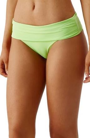 Melissa Odabash Brussels Foldover Bikini Bottoms in Lime at Nordstrom Rack, Size 6