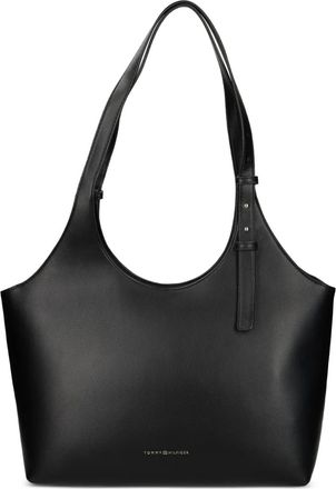 Tommy Hilfiger Shopper met logo - Zwart