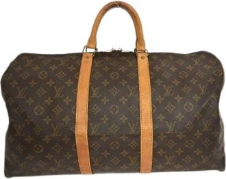 Louis Vuitton Pre-owned Weekend Bags, unisex, Brown, Size: ONE SIZE Pre-owned Keepall Bag