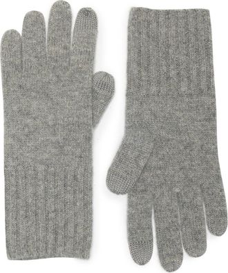 Nordstrom Rack Womens Cashmere Gloves in Mid Heather Grey at Nordstrom Rack