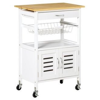 HOMCOM Kitchen Cart - HOMCOM | TJ Hughes