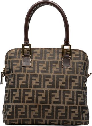 Fendi Pre-owned Fendi Zucca Canvas Satchel Ladies HOUXW6VJ955KBA86