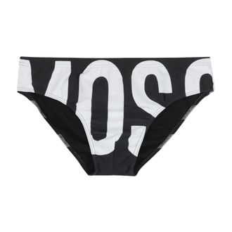 Moschino Heren, Badkleding, Zwart, Maat: XL Nylon