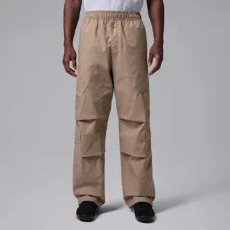 Nike Jordan Mens Jordan Flight Utility Pants in Brown | HV0530-247